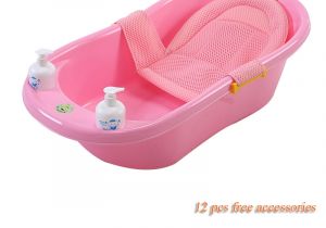 Portable Bathtub for Child Quality Plastic Cartoon Portable Baby Bath Tub Baby Shower