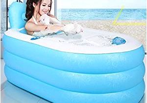 Portable Bathtub for Couples Tinksky Portable Folding Pvc Spawanne Adults Inflatable