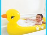 Portable Bathtub for Kids New Fashion Inflatable Bath Tub Baby Portable 0 2 Years
