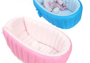 Portable Bathtub for Newborn Baby Inflatable Bathtub Portable Infant toddler Non Slip