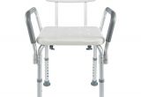 Portable Bathtub for Seniors Shower Chair Bath Seat with Arms Back Portable for Seniors