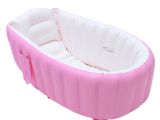 Portable Bathtub for toddlers Baby Kids toddler Inflatable Bathtub Newborn Thick Bath