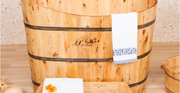 Portable Bathtub Ideas Cedar Wood Bath Barrel Tub Bath Bucket Spa Bath Bucket