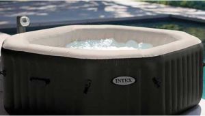 Portable Bathtub Ireland Intex Pure Spa Deluxue Black Bubbles & Jets Inflatable