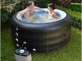 Portable Bathtub Jets Pinnacle 4 Person Inflatable Portable Hot Tub Backyard