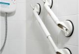 Portable Bathtub Rail Telescopic Extending Bathroom Bath Suction Grab Rail