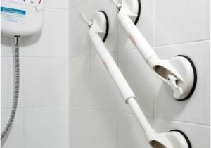 Portable Bathtub Rail Telescopic Extending Bathroom Bath Suction Grab Rail