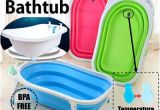 Portable Bathtubs for toddlers Qoo10 Foldable Bathtub Baby & Maternity
