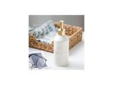 Portable Ceramic Bathtub soap Bottle Shampoo Conditioner Ceramic Dispenser Bath