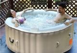 Portable Jacuzzi for Bathtub Costway Goplus Portable Inflatable Bubble Massage Spa Hot Tub 4