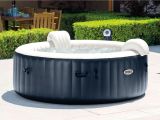 Portable Jacuzzi for Bathtub Intex Pure Spa 4 Person Inflatable Portable Heated Bubble Hot Tub