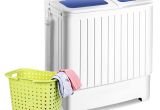 Portable Mini Bathtub Costway Costway Portable Mini Pact Twin Tub 17 6lb