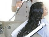 Portable Rubber Bathtub Hair Washing Rinse Tray Easy Shampoo Portable Home Tub