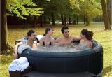 Portable Rv Bathtub Spa2go Inflatable 4 Person Hot Tub at Brookstone Buy now