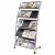 Poster Display Rack Alba Large Mobile Literature Display 5 Levels Work tools Pinterest