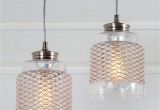 Pottery Barn Lighting Sale Metal Honeycomb Glass Pendant Glass Pendants Chicken Wire Frame