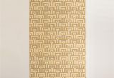 Pottery Barn Rugs 9×12 Yellow and Ivory Flatweave Flynn Indoor Outdoor Rug Rug Features