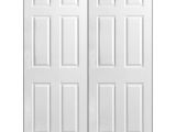 Prehung 8ft Interior Doors Masonite 48 In X 80 In 6 Panel Primed White Hollow Core Textured