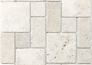 Premier Decor Chiaro Tumbled Tile Shop Anatolia Tile Chiaro Mixed Pattern Mosaic Travertine Wall Tile