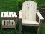 Printable Tall Adirondack Chair Plans Reclaimed Pallet Wood Adirondack Chair with Side Table Visit My