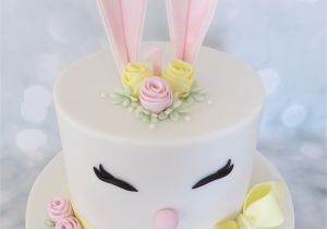 Private Cake Decorating Classes Near Me Easter Bunny 1st Birthday Cake by Cake Designs by Deborah torta