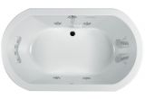 Problems with Acrylic Bathtubs Jacuzzi 60 In Anza Acrylic Oval Drop In Whirlpool Bathtub