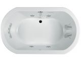 Problems with Acrylic Bathtubs Jacuzzi 60 In Anza Acrylic Oval Drop In Whirlpool Bathtub