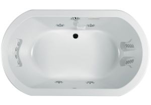 Problems with Acrylic Bathtubs Jacuzzi 60 In Anza Acrylic Oval Drop In Whirlpool Bathtub