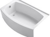 Problems with Acrylic Bathtubs Kohler Expanse 5 Ft Acrylic Left Hand Drain Rectangular