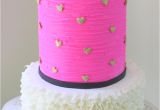 Professional Cake Decorating Classes Near Me Ruffled buttercream Cake with Striped Bow Cake Decorating Video