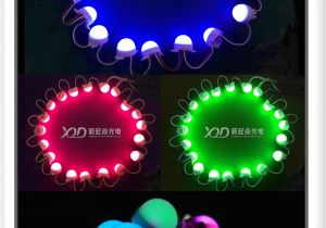 Programmable Rgb Led Christmas Lights Dmx Round Led Pixel Light 30mm Led Point Programmable P9883 Outdoor