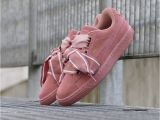 Puma Suede Light Pink Puma Suede Heart Satin Ii 364084 03 butterfly Pink New Style Puma