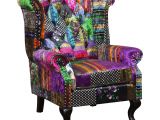 Purple and Grey Accent Chair Furniture Occasional Leather Chairs