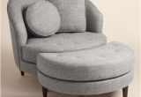 Purple and Grey Accent Chair Gray Round Seren Chair and A Half