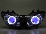Purple Halo Lights Aliexpress Com Buy 1set Projector Headlight assembly Hid Blue