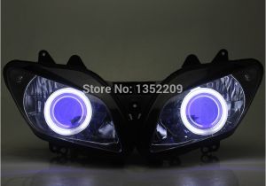 Purple Halo Lights Aliexpress Com Buy 1set Projector Headlight assembly Hid Blue