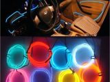 Purple Led Lights for Cars Interior Car Interior Decor 12v Red Led Lamp Wire Luminescent Tube Ambient