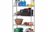 Purse Rack Walmart Work Choice 5 Tier Commercial Wire Shelving Rack Zinc Walmart Com