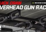 Quick Draw Gun Rack for Utv Wrangler Quick Draw Overhead Gun Rack for Tactical Weapons 1987