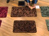 Qvc Don aslett Rugs Don aslett S tonal Patterned Microfiber Indoor Mat On Qvc Youtube