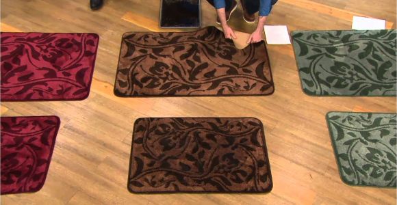 Qvc Don aslett Rugs Don aslett S tonal Patterned Microfiber Indoor Mat On Qvc Youtube