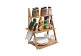 Rack A Tiers Wire Dispenser Mygift Wood Spice Rack 3 Tier Kitchen organizer Shelf with Knife