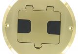 Raco Brass Floor Outlet Cover Hubbell Raco Brass Plated Concealed Receptacle Floor Box Kit Other