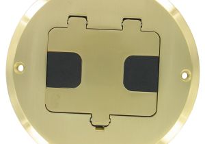 Raco Brass Floor Outlet Cover Hubbell Raco Brass Plated Concealed Receptacle Floor Box Kit Other