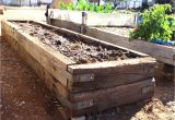 Railroad Tie Bench Building Raised Garden Beds with Railroad Ties In Meg39s Garden A