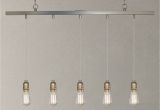 Ralph Lauren Crystal Lamp Farrah John Lewis Bistro Bar Pendant Ceiling Light 5 Light Pewter at John