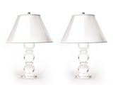 Ralph Lauren Crystal Prism Lamp Pair Of Ralph Lauren Faceted Crystal Prism Table Lamps Decor Nyc Store