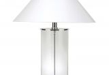 Ralph Lauren Faceted Crystal Lamp Ralph Lauren Modern solid White Marble Lamp at 1stdibs