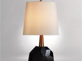 Ralph Lauren Faceted Crystal Table Lamp Gem Crystal Table Lamp Black Brass Plantation
