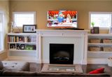 Ramada Plank Entertainment Center with Fireplace Insert Craftsman Low Fireplace with Built In Bookshelves Craftsman Living